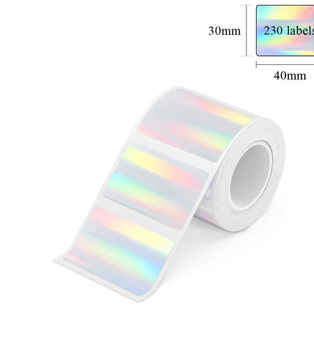 Portable Mini Printer P50 Thermal Adhesive Label Printer without Ink Bluetooth Sticker Printer Barcode Price Tag Label Maker