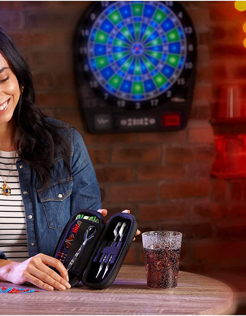 Load image into Gallery viewer, Sentry Dart Case Slim EVA Shell for Steel and Soft Tip Darts, Hold 6 Darts and Features Built-In Storage for Flights, Tips and Shafts
